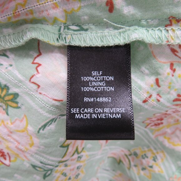 Torrid Shirt Womens Size 1X Floral Peasant Top Green Floral Long Sleeve New - Picture 5 of 9